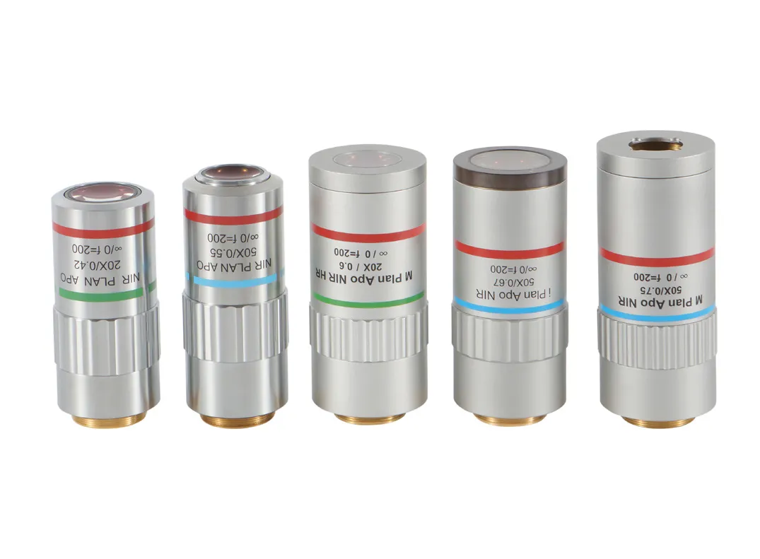 明视场观察及近红外激光加工物镜 M Plan Apo NIR/ M Plan Apo NIR HR